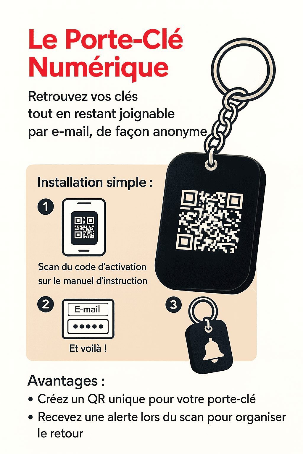 Porte-clé numérique