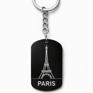 Porte-clé QR code « Paris Tour Eiffel » anti-perte