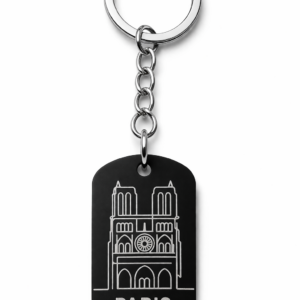 Porte-clé QR code « Notre Dame» anti-perte