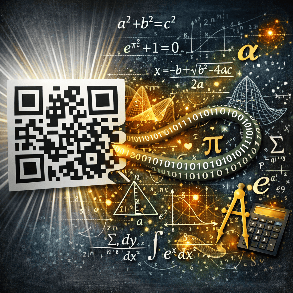 QR code et mathématiques en lumière