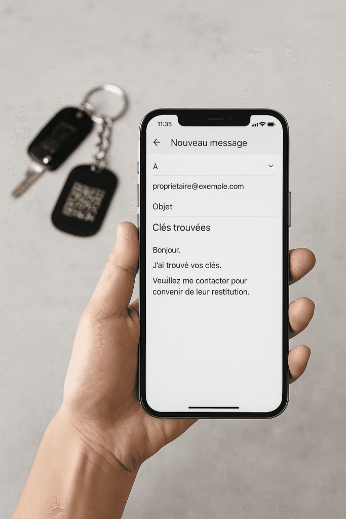 cles-trouvees Image du message envoyé suite à lé découverte des clés