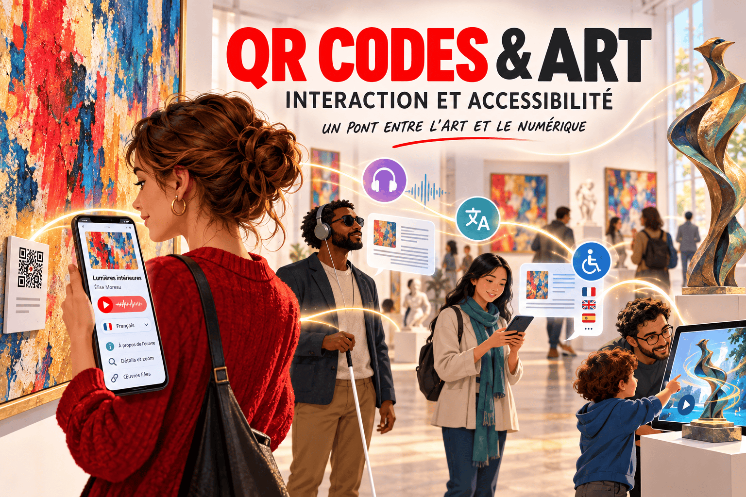Enrichissement de l'expèrience culturelle avec les QR Code