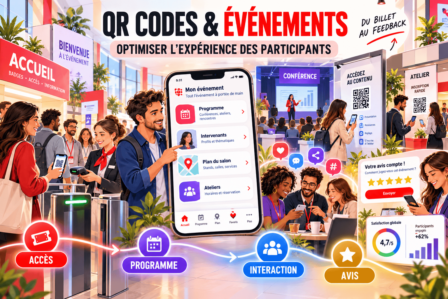 QR codes et évènements